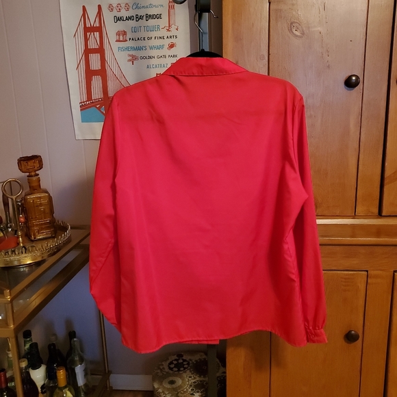 Ship'n Shore Red Vintage Blouse - Picture 4 of 4